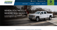 Desktop Screenshot of express4x4truckrental.com